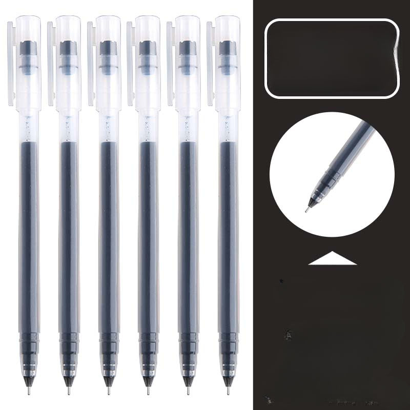 Wholesale Large Capacity Frosted Simple Plastic Neutral Pens
